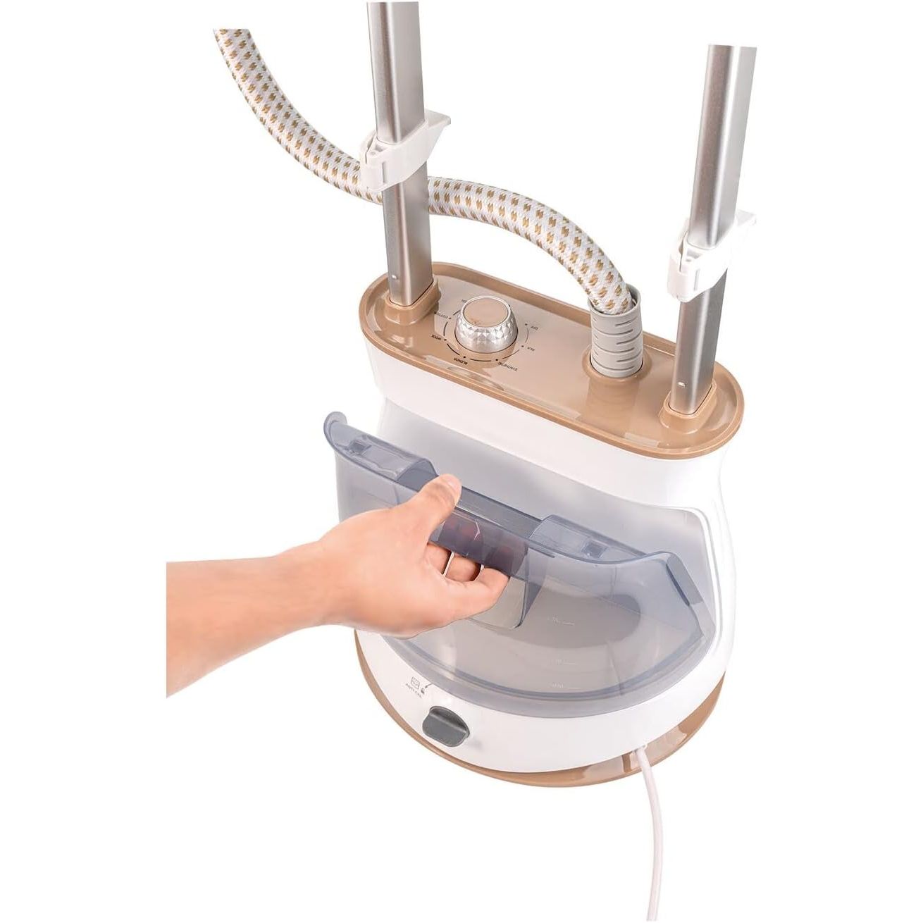 مكواة بخار ملابس ثنائية القطب من بلاك+ديكر، ٢٤٠٠ واط، أبيض - GST2400 مكواة بخار ملابس ثنائية القطب من بلاك+ديكر، ٢٤٠٠ واط، أبيض - GST2400